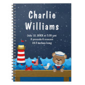 Brutstatistiken der roten Marine für den nautische Notizblock (Vorderseite)