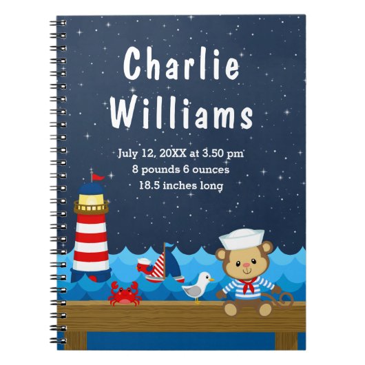 Brutstatistiken der roten Navy für den nautischen Notizblock (Vorderseite)