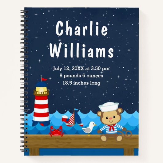 Brutstatistiken der roten Navy für den nautischen  Notizblock (Vorderseite)