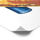 Brutto-Anatomie des menschlichen Herzens Poster (Ecke)