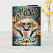 Bruttopardenrumpf Karte (Gelbe Blume)