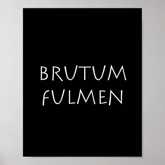 Brutum fulmen poster (Vorne)