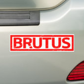 Brutus Briefmarke Autoaufkleber (Auf Auto)