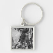 Brutus und Cassius im Zelt des Brutuss Schlüsselanhänger (Vorne)