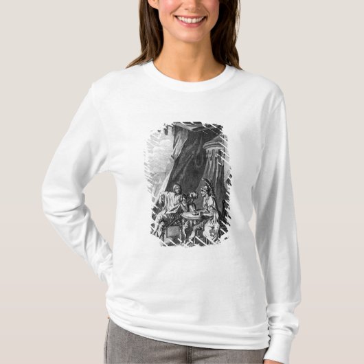 Brutus und Cassius im Zelt des Brutuss T-Shirt (Vorderseite)