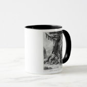 Brutus und Cassius im Zelt des Brutuss Tasse (VorderseiteRechts)