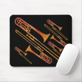 Brutzelnde Trombones Mousepad (Mit Mouse)