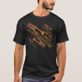 Brutzelnde Trombones T-Shirt (Vorderseite)
