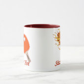 Brutzelndes heißes loderndes Klingeln Pong Tasse (Zentrum)