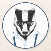 Bruxby-Untersetzer Runder Pappuntersetzer (Vorderseite)