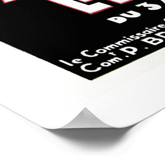 Bruxelles 25. Salon du l'Automobile Poster (Ecke)