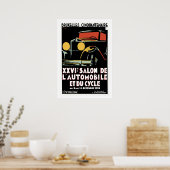 Bruxelles 25. Salon du l'Automobile Poster (Küche)
