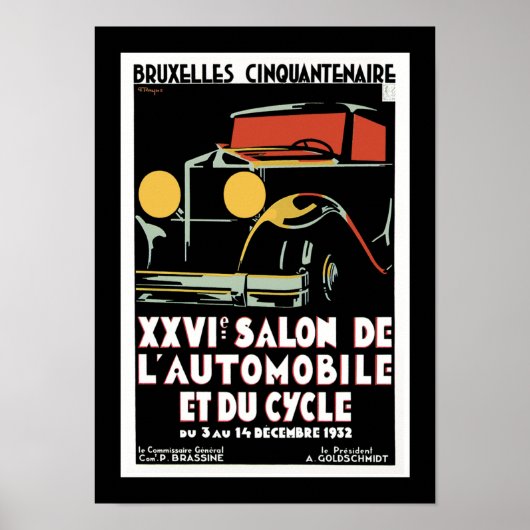 Bruxelles Cinquantenaire Poster (Vorne)