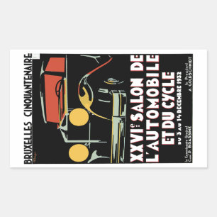 Bruxelles Cinquantenaire Rechteckiger Aufkleber