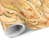 Bruxelles Peach Geschenkpapier (Rolleneckpunkt)