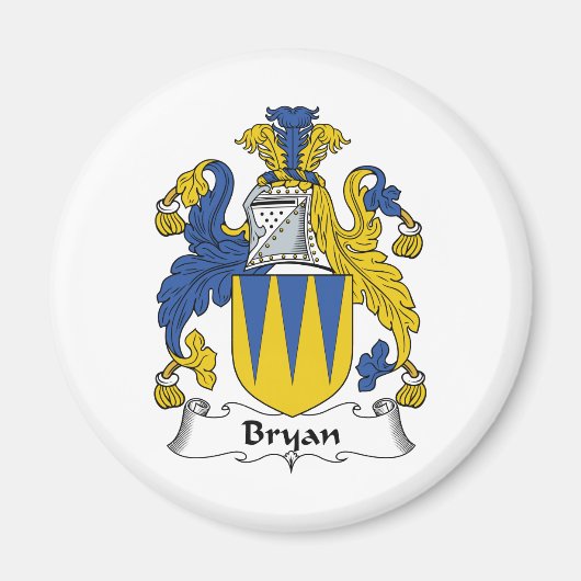 Bryan Familienwappen Magnet (Vorne)