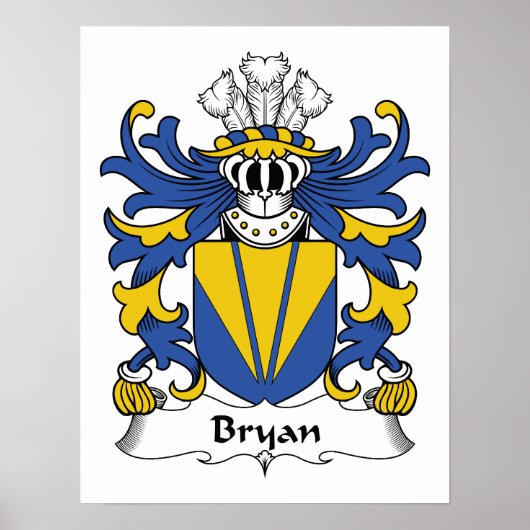 Bryan Familienwappen Poster (Vorne)