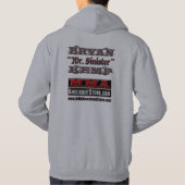 Bryan "Herr Sinister" Kemp MIXED MARTIAL ARTS Hoodie (Rückseite)