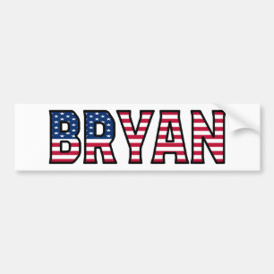 Bryan Name Vorname USA Aufkleber Sticker Auto Autoaufkleber