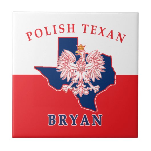 Bryan Polish Texan Fliese (Vorderseite)