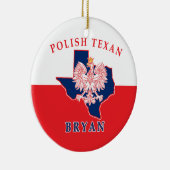 Bryan Polish Texan Keramik Ornament (Rechts)