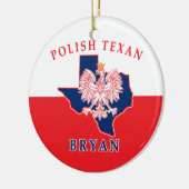 Bryan Polish Texan Keramik Ornament (Links)
