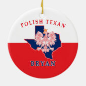 Bryan Polish Texan Keramik Ornament (Hinten)