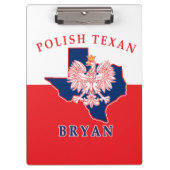 Bryan Polish Texan Klemmbrett (Vorderseite)