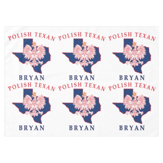 Bryan Polish Texan Tischdecke (Vorderseite (Horizontal))