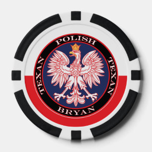 Bryan Round Polish Texan Pokerchips