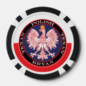 Bryan Round Polish Texan Pokerchips (Rückseite)