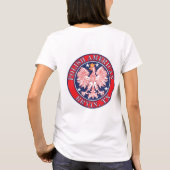 Bryan Texas Polnischer Adler T-Shirt (Rückseite)