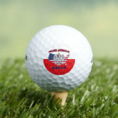 Bryan Texas Polnischer Amerikaner Golfball (Insitu T-Shirt)