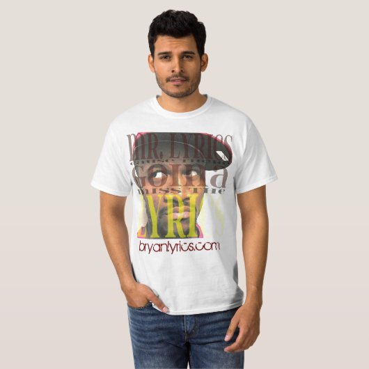 Bryan-Texte - Herr Lyrics Tee (Vorne ganz)