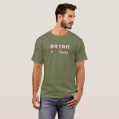 BRYAN TX / Bryan Texas Retro Rainbow Design T-Shirt (Vorne ganz)