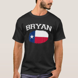 BRYAN TX TEXAS Flag Vintag USA Sports Men Women T-Shirt