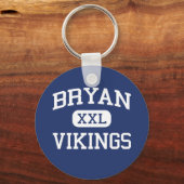 Bryan - Vikings - Bryan High School - Bryan Texas Schlüsselanhänger (Vorderseite)
