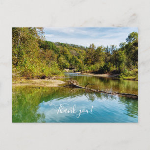 Bryant Creek Herbst Dankeschön Postkarte