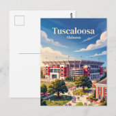 Bryant-Denny-Stadion Alabama Postkarte (Vorne/Hinten)