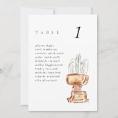 Bryant Park Fountain NYC Wedding Seating Chart (Vorderseite)