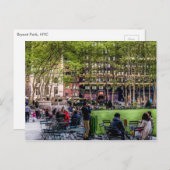 Bryant Park, NYC Postcard Postkarte (Vorne/Hinten)