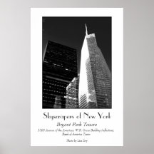 "Bryant-Park-Turm-" Plakat