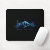 Bryant Wisconsin Ski Resort Skifahrer Mousepad (Mit Mouse)