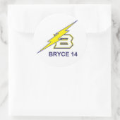 BRYCE 14 RUNDER AUFKLEBER (Tasche)