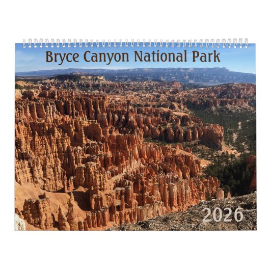Bryce Canyon 2026 Photographic 12-Month Calendar Kalender (Titelbild)