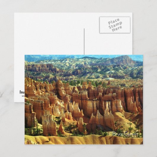 Bryce Canyon 2 Postkarte (Vorne/Hinten)