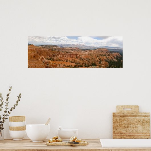 Bryce Canyon Amphitheater Panorama Poster (Küche)