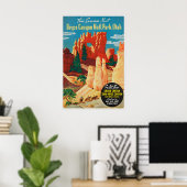 Bryce Canyon Art Nationalpark Poster Utah (Heimbüro)