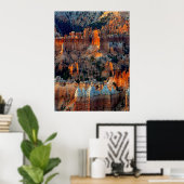 Bryce Canyon bei Sunrise Poster (Heimbüro)