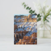 Bryce Canyon Christmas, Sunset Point Feiertagspostkarte (Stehend Vorderseite)